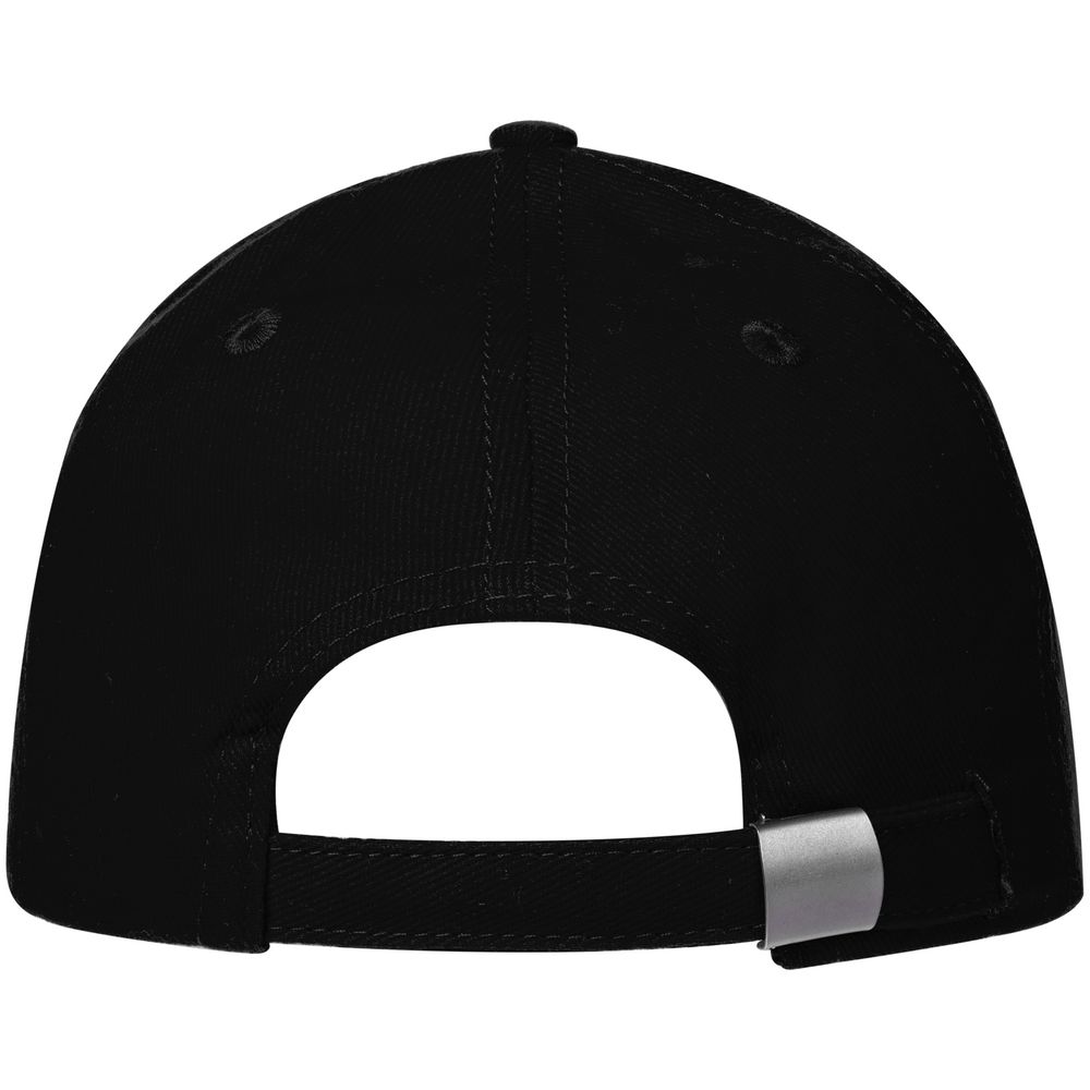 Бейсболка Spiker, черная с белым-4