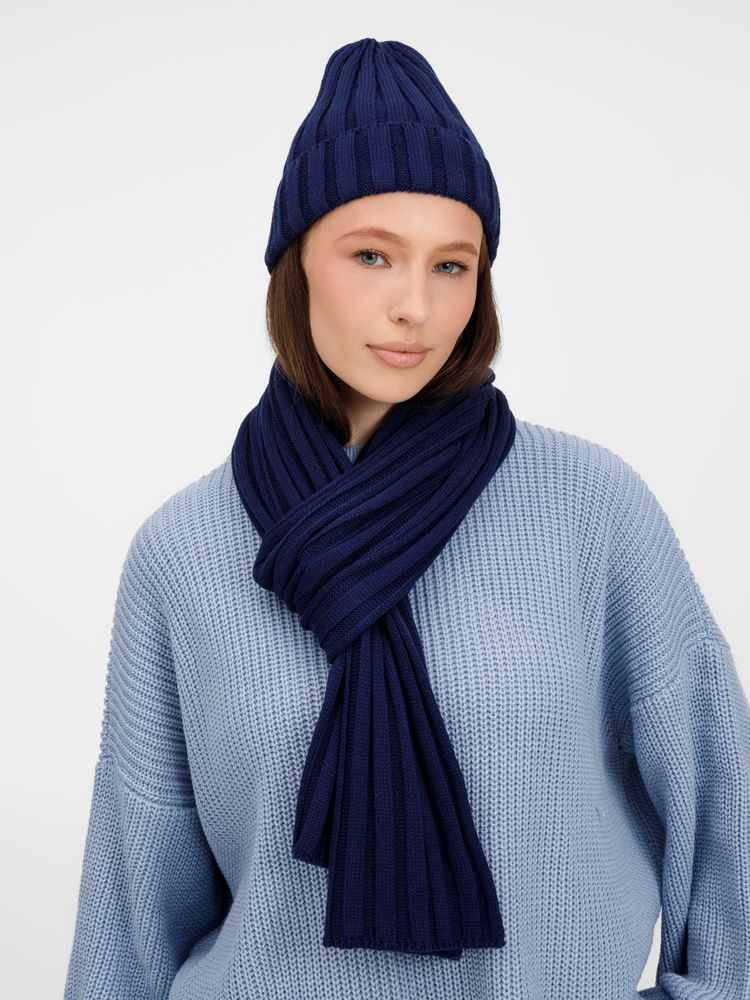 Шарф Metelitsa, темно-синий (сапфир)-4