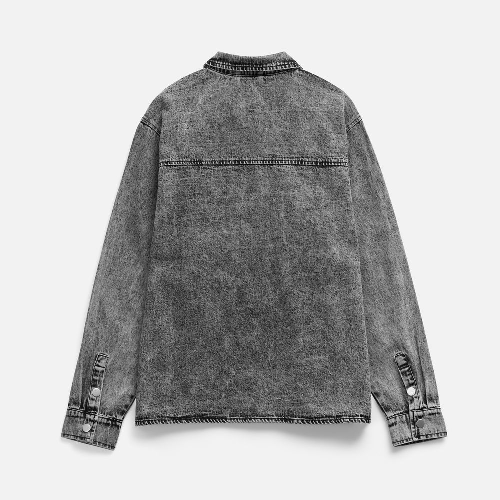 Куртка джинсовая O3, серая-1