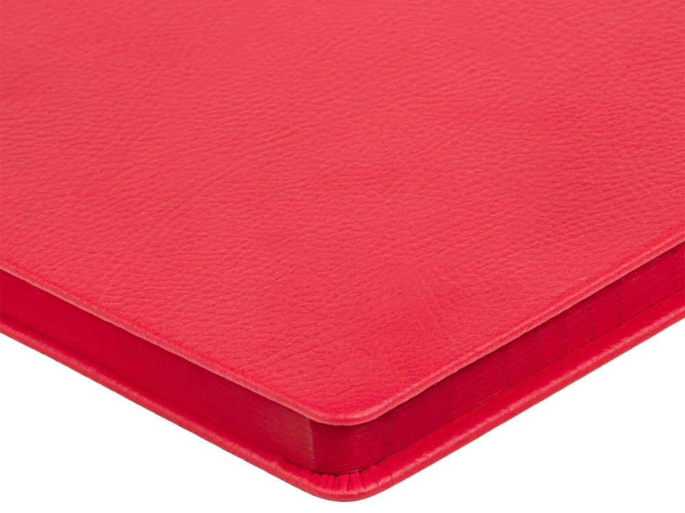 Ежедневник недатированный А5 Megapolis Nappa, красный-4