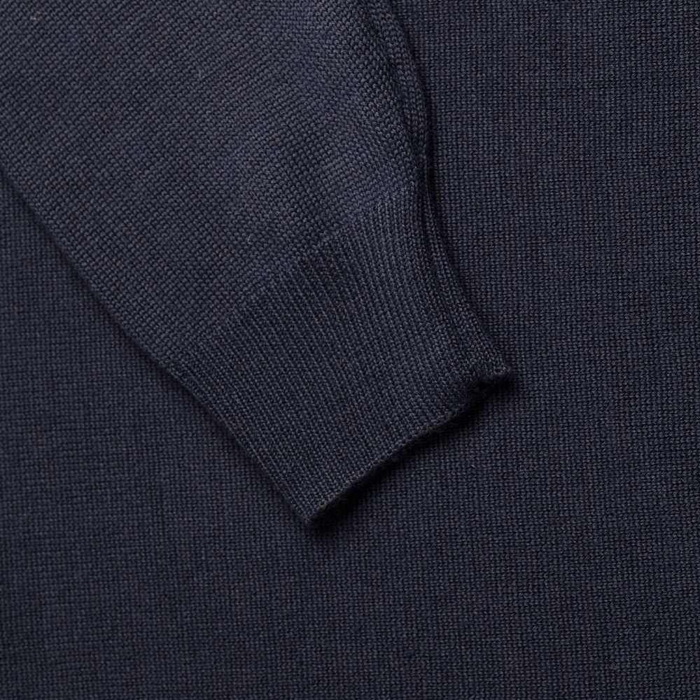 Джемпер Stitch с контрастной отделкой, синий с зеленым-4