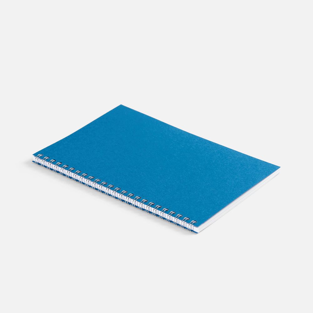 Блокнот Salvador в клетку, синий ver.2-1