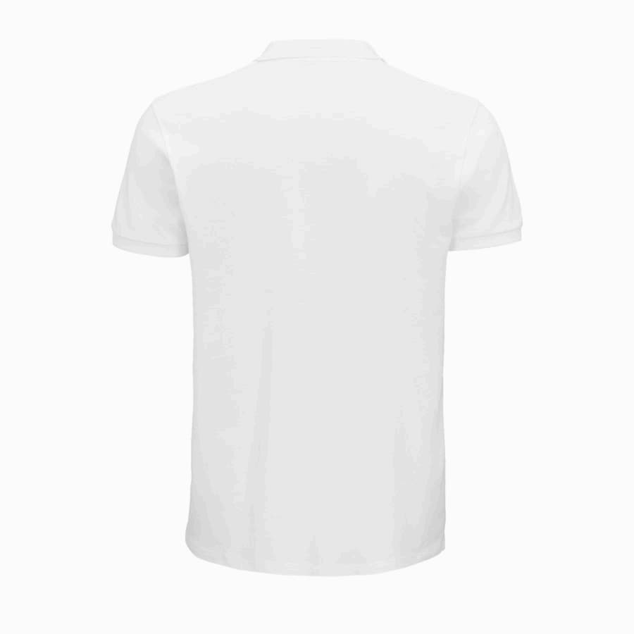 Рубашка поло мужская PLANET MEN 170 из органического хлопка, белый-2