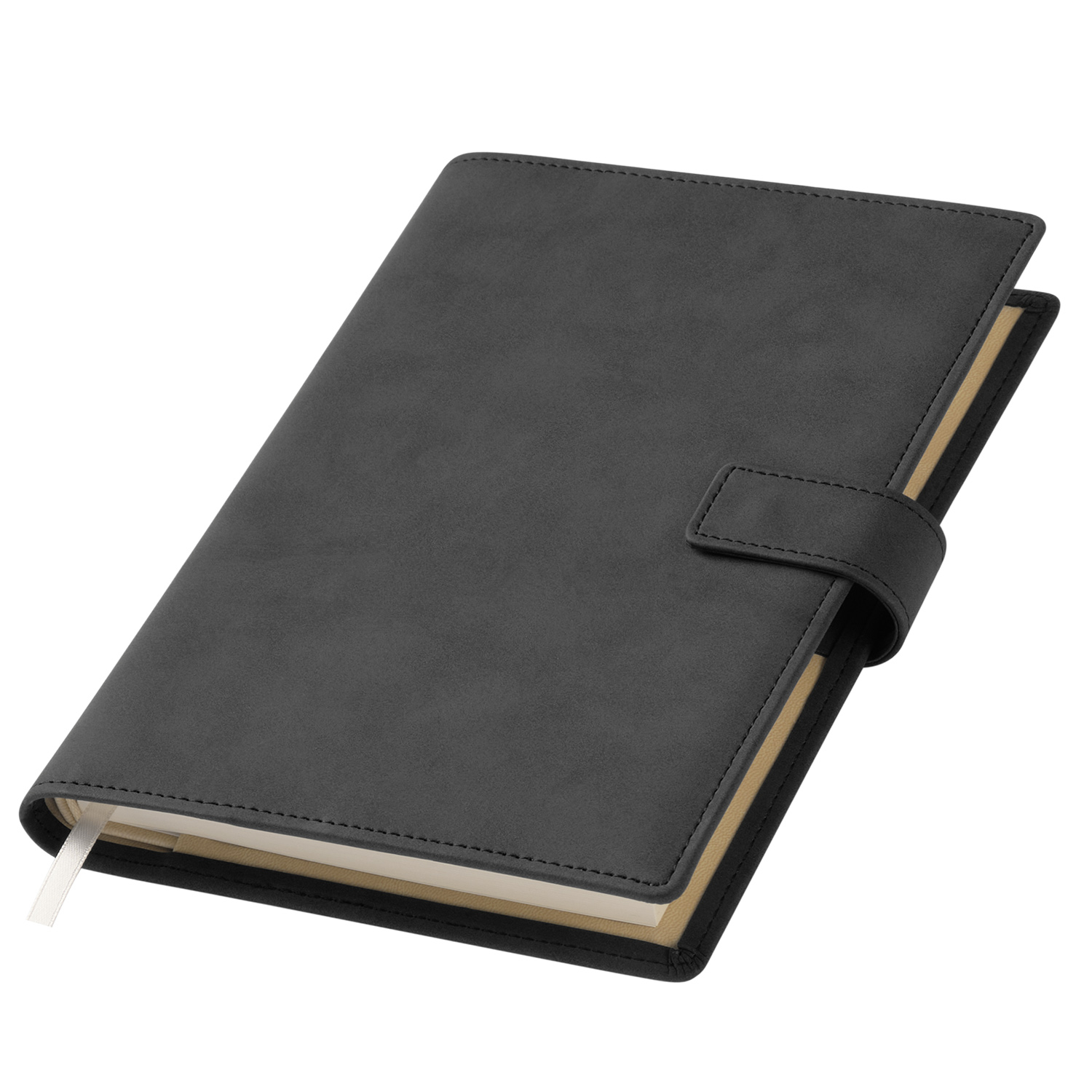 Ежедневник-портфолио Royal NEO недатированный в подарочной коробке, черный-1