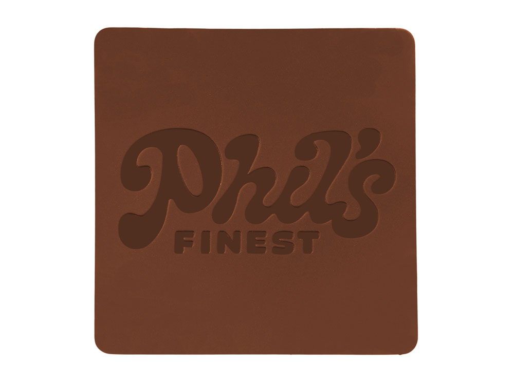 ПАТЧ КВАДРАТ soft-touch (коричневый ) 5,5 х 5,5 см-2