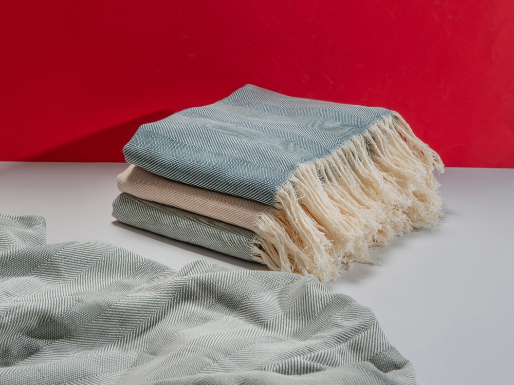 Плед Hild, бежевый-7