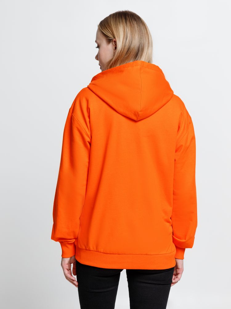 Толстовка на молнии с капюшоном Siverga, оранжевая-3