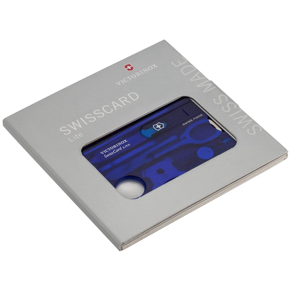 Набор инструментов SwissCard Lite, синий-3