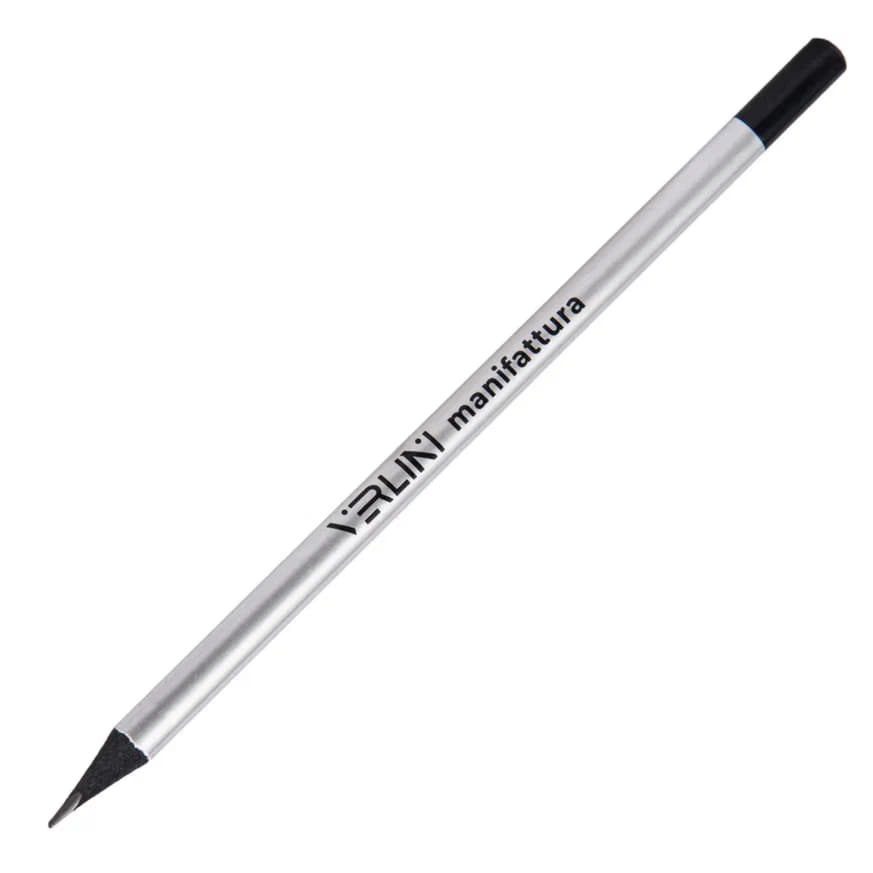 Карандаш чернографитный трехгранный IMAGE, HB, серебристый, черный-4