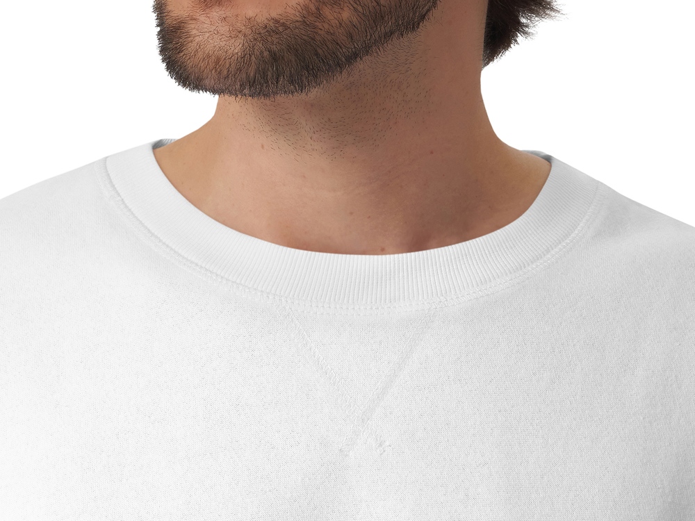 Свитшот оверсайз Lisbon унисекс, белый-7