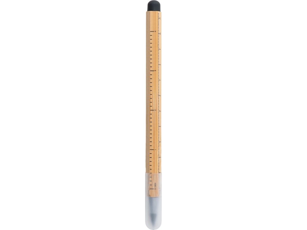 Вечный карандаш Sicily Bamboo из бамбука со стилусом и линейкой-3