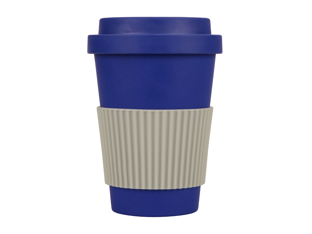 Термокружка Muffin из натуральных волокон, темно-синий-1