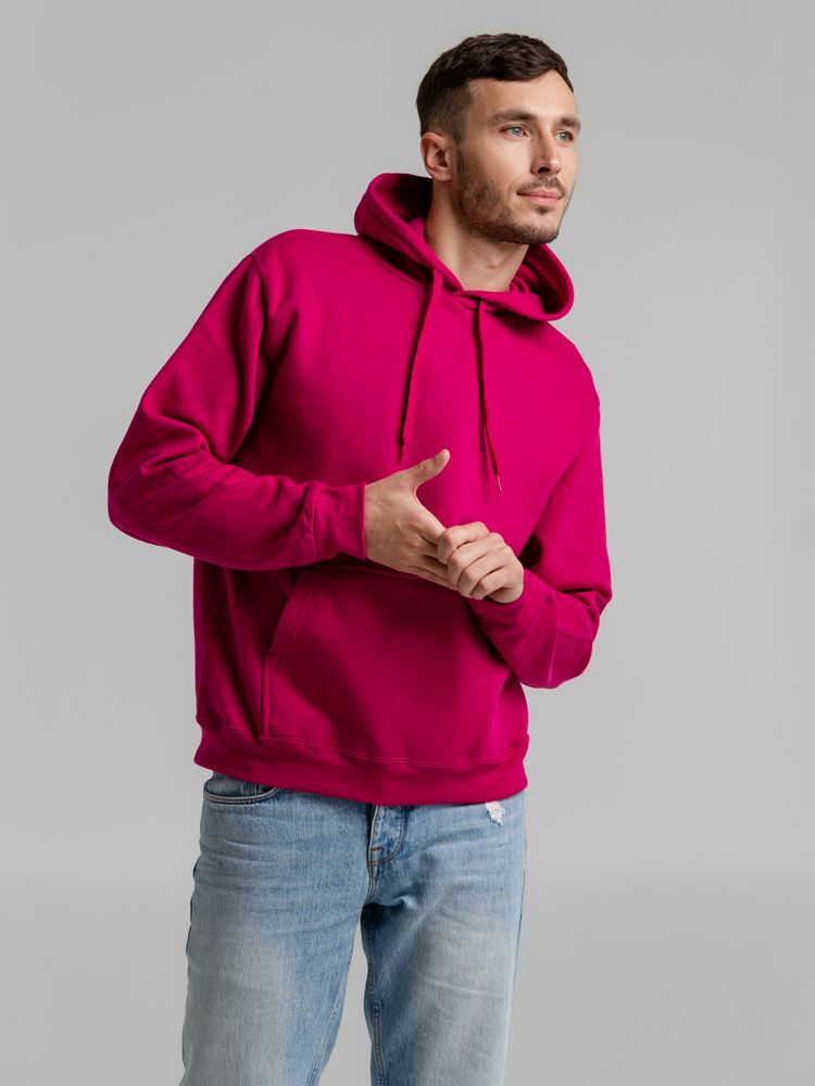 Толстовка с капюшоном Snake II ярко-розовая (фуксия)-4