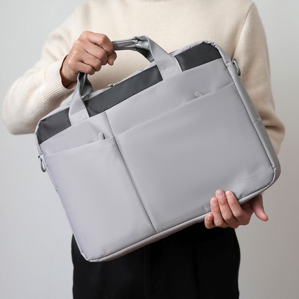 Сумка для ноутбука L245, светло-серая-6