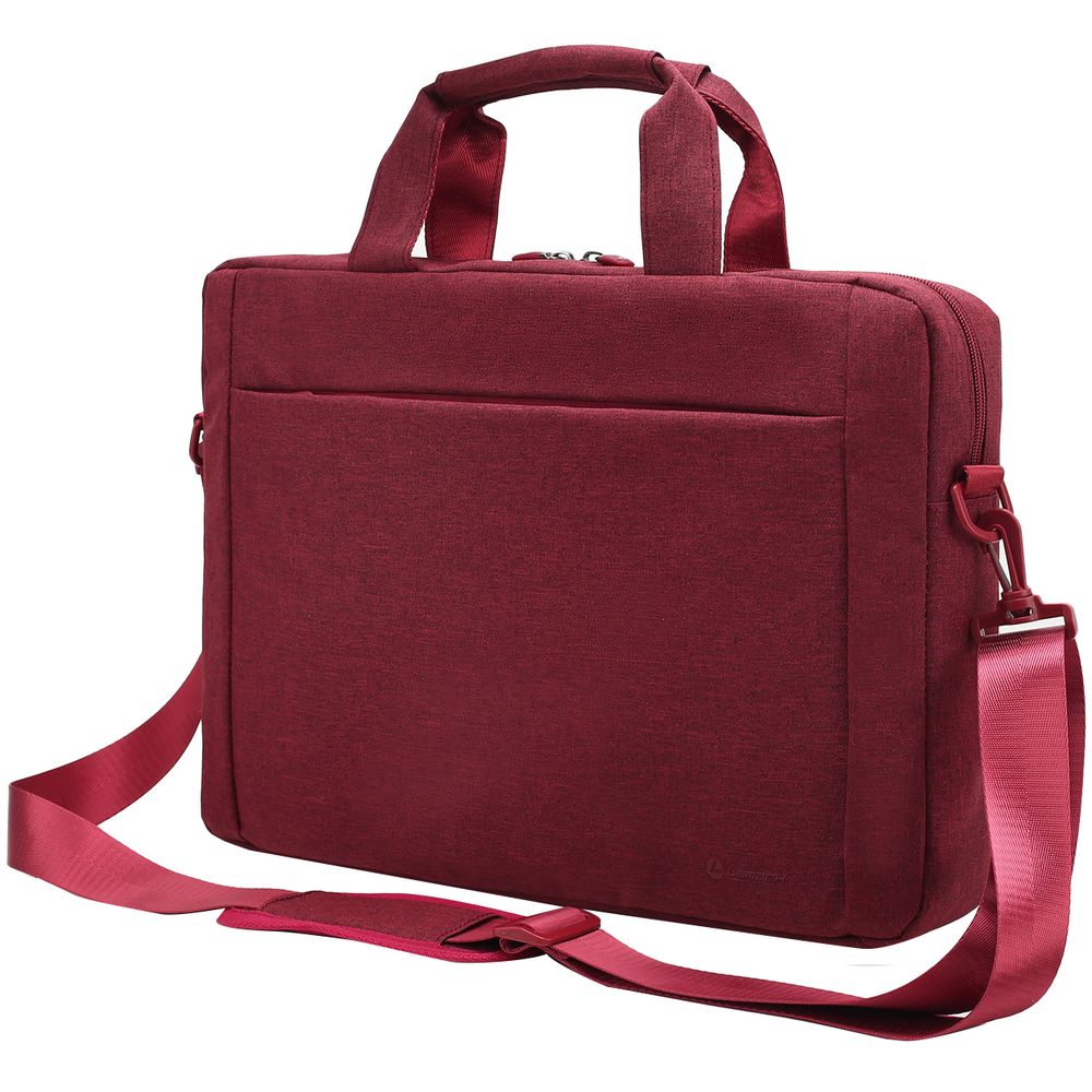 Сумка для ноутбука L225, бордовая-0