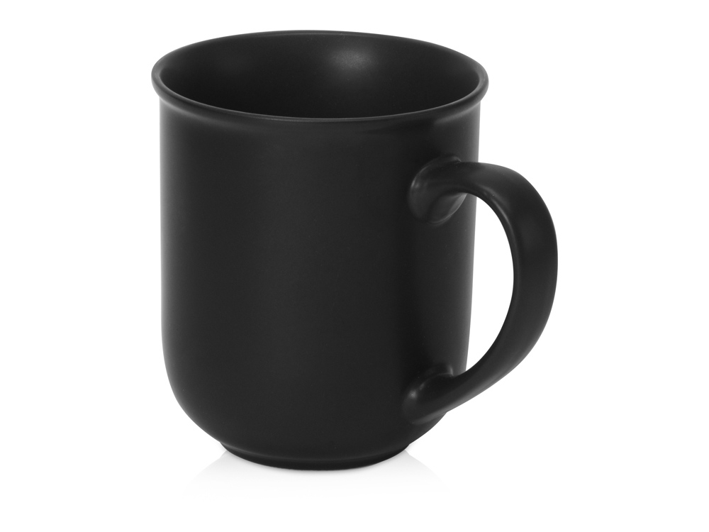 Матовая кружка Susan 380мл в цвете с двух сторон, черный-0