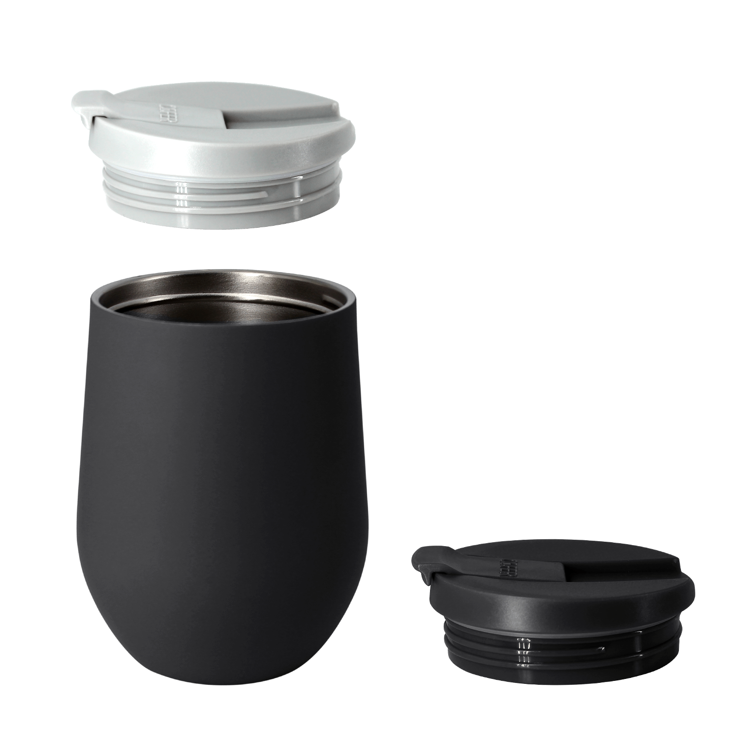 Набор NEO DUO: Кофер софт-тач NEO CO12s с дополнительной крышкой (черный с белым)-4