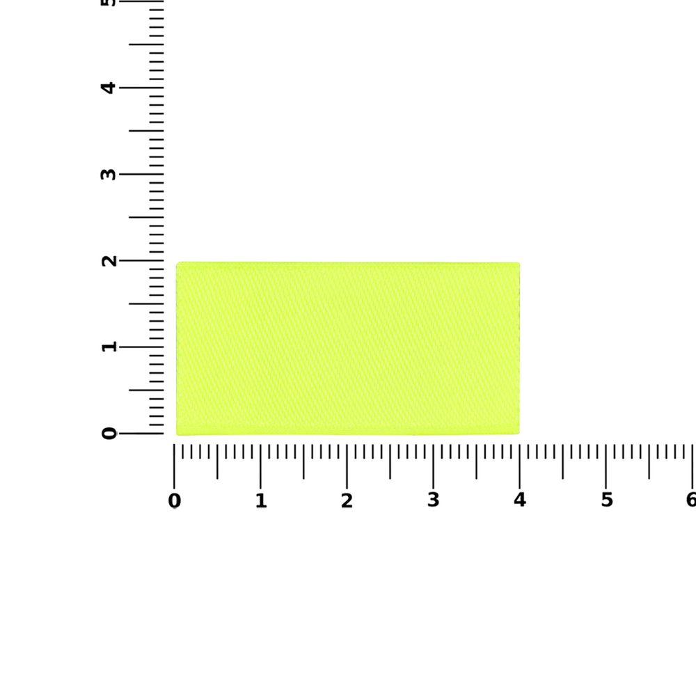 Лейбл тканевый Epsilon, XXS, желтый неон-2