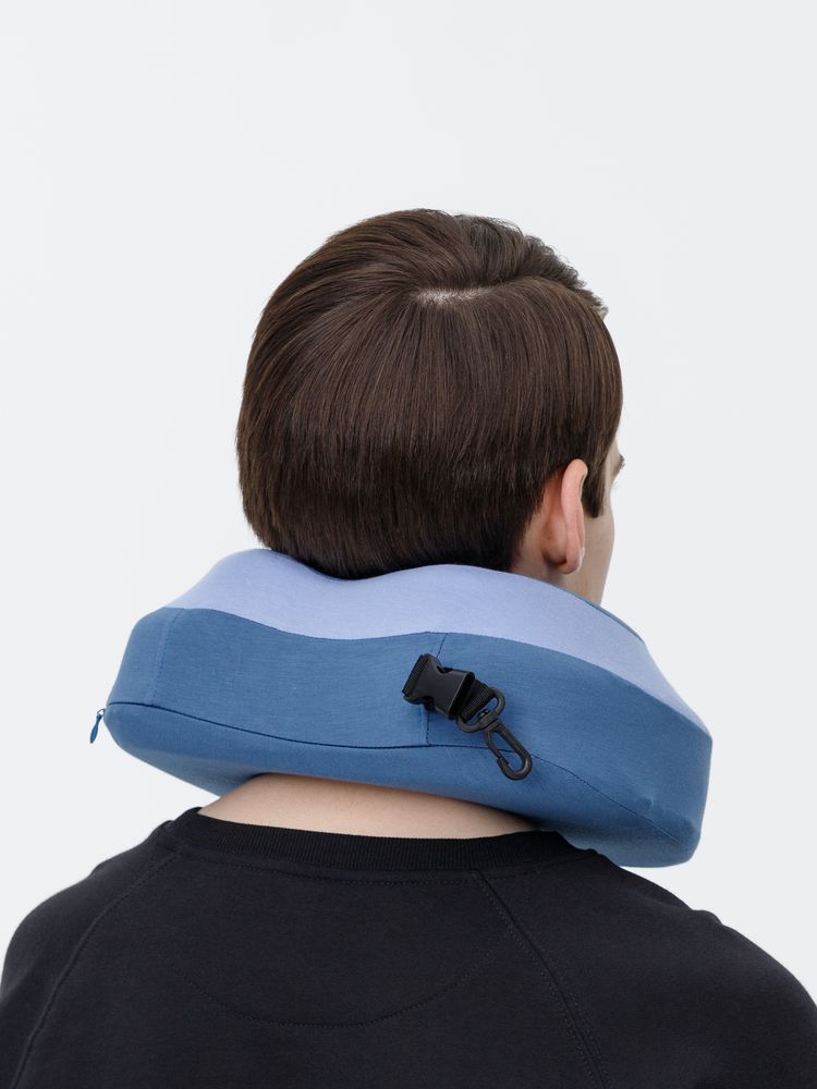 Дорожная подушка Piligrim, голубая-6