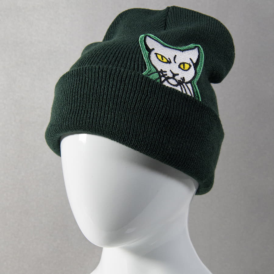 Шапка вязаная двойная WIND с отворотом, неоновый розовый-5