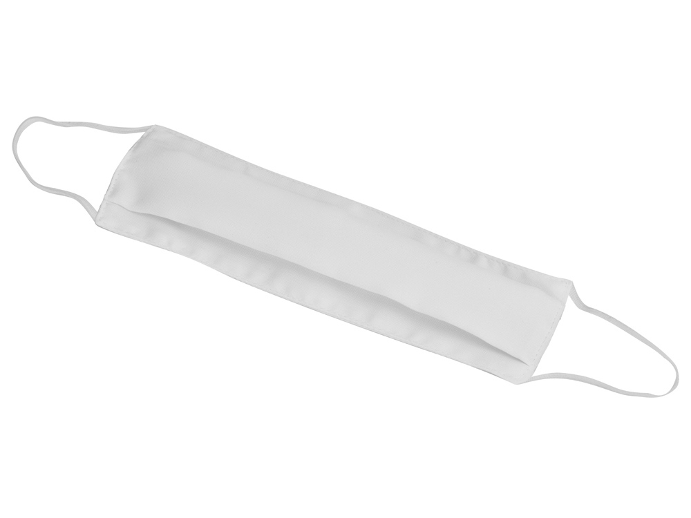 Маска для лица многоразовая для сублимации, размер M-L, белый-5
