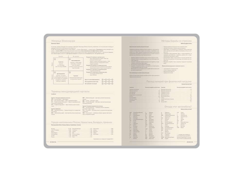 Ежедневник недатированный А5 Megapolis Nappa, черный-6