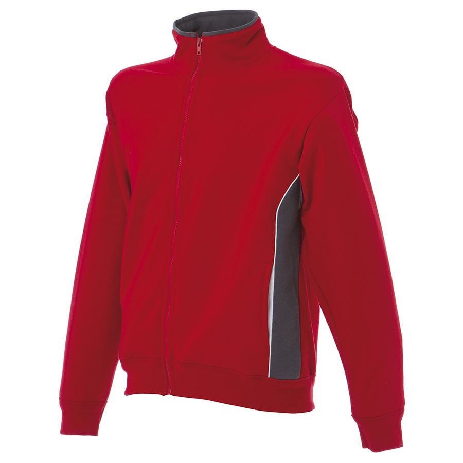 Толстовка женская MESSINA 280, красный, серый-0