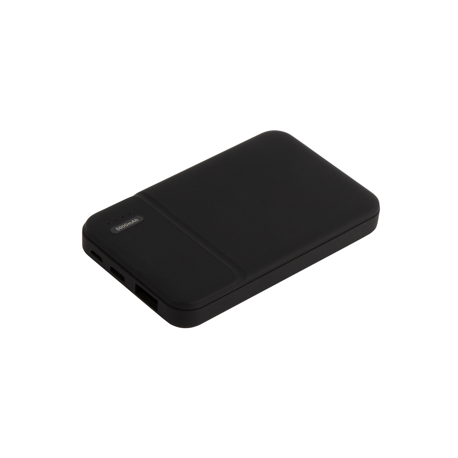 Внешний аккумулятор с подсветкой Скайлайн (Skyline), 5000 mAh, черный-0