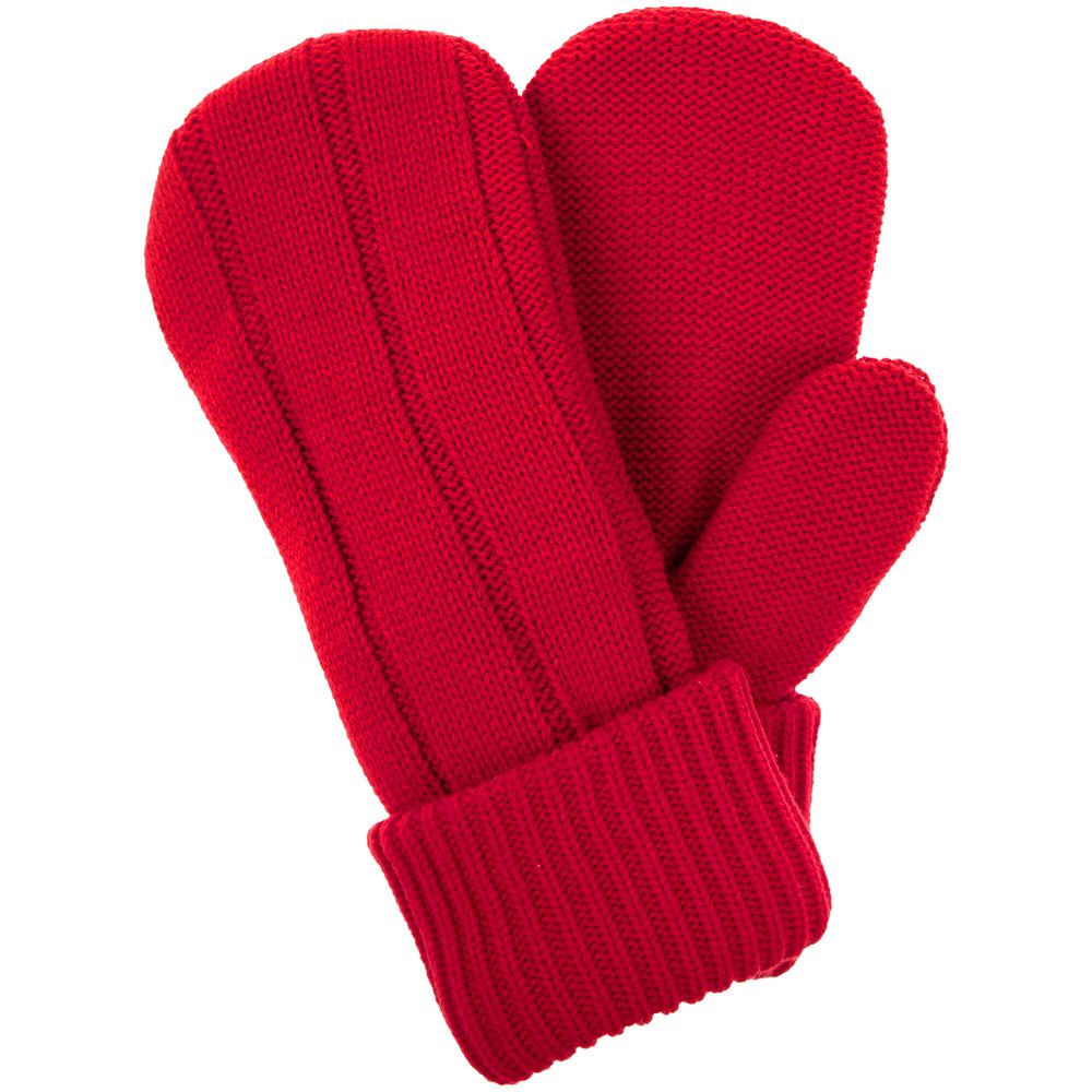 Варежки Knit Beat, красные-2