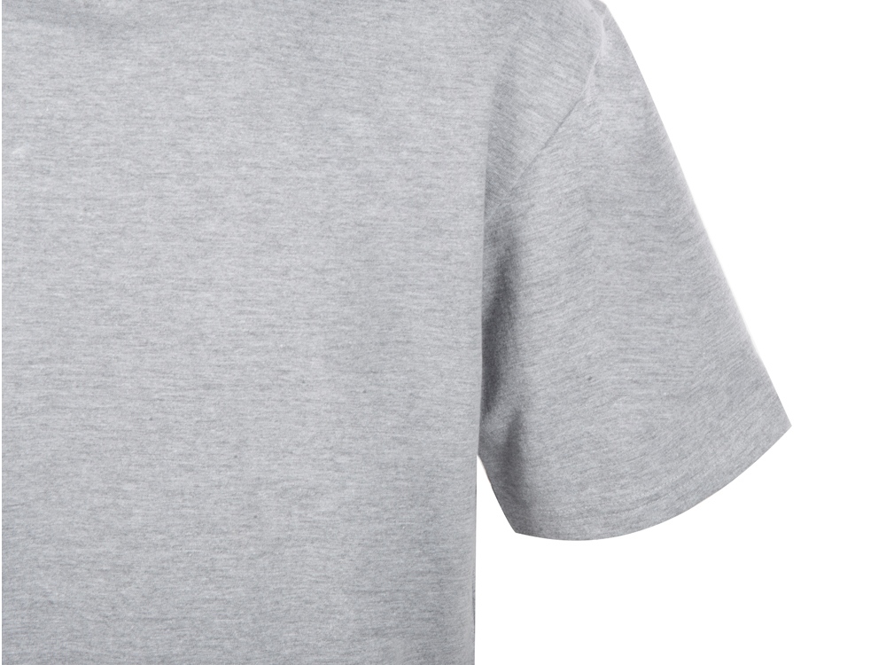 Футболка из френч терри Warsaw унисекс 220гр, серый меланж-11