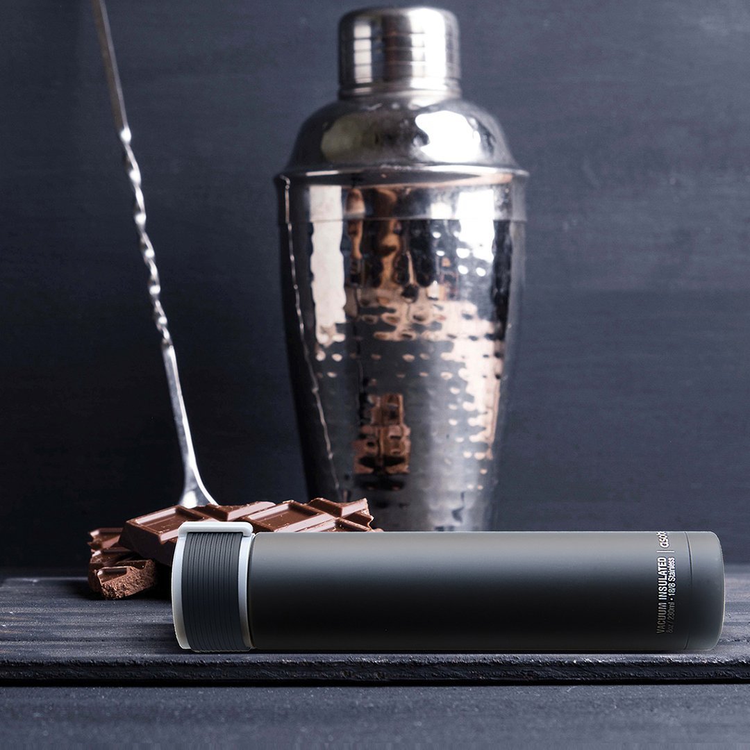 Термос SKINNY MINI, 230 мл, черный-15