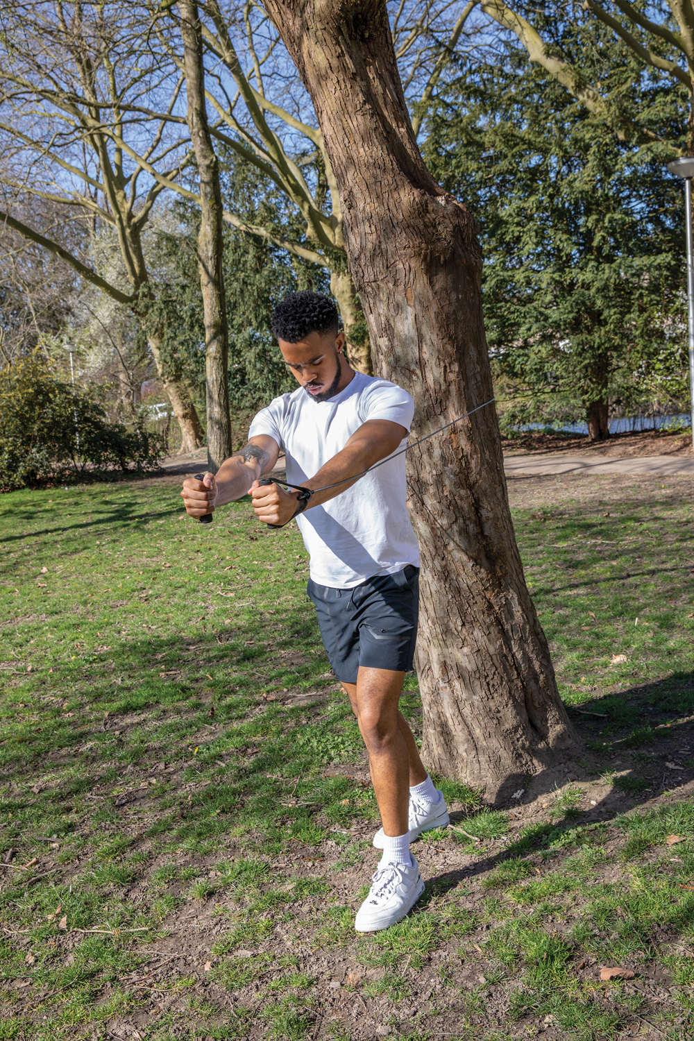 Эспандер Heavy для фитнеса с чехлом-6