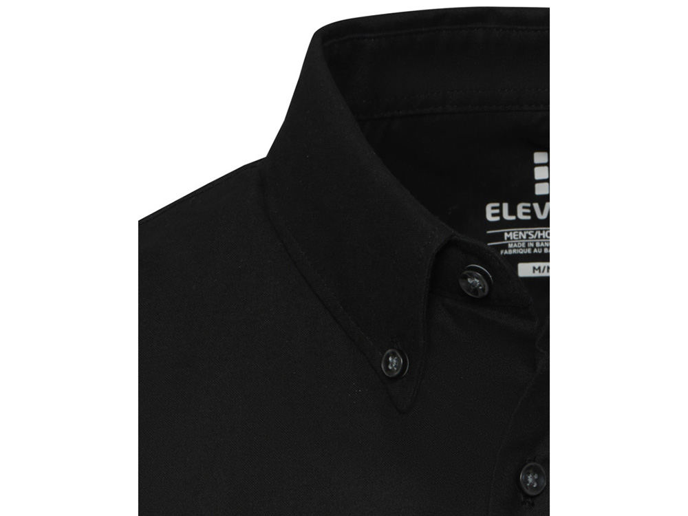 Sphene мужская рубашка оксфорд - сплошной черный-3