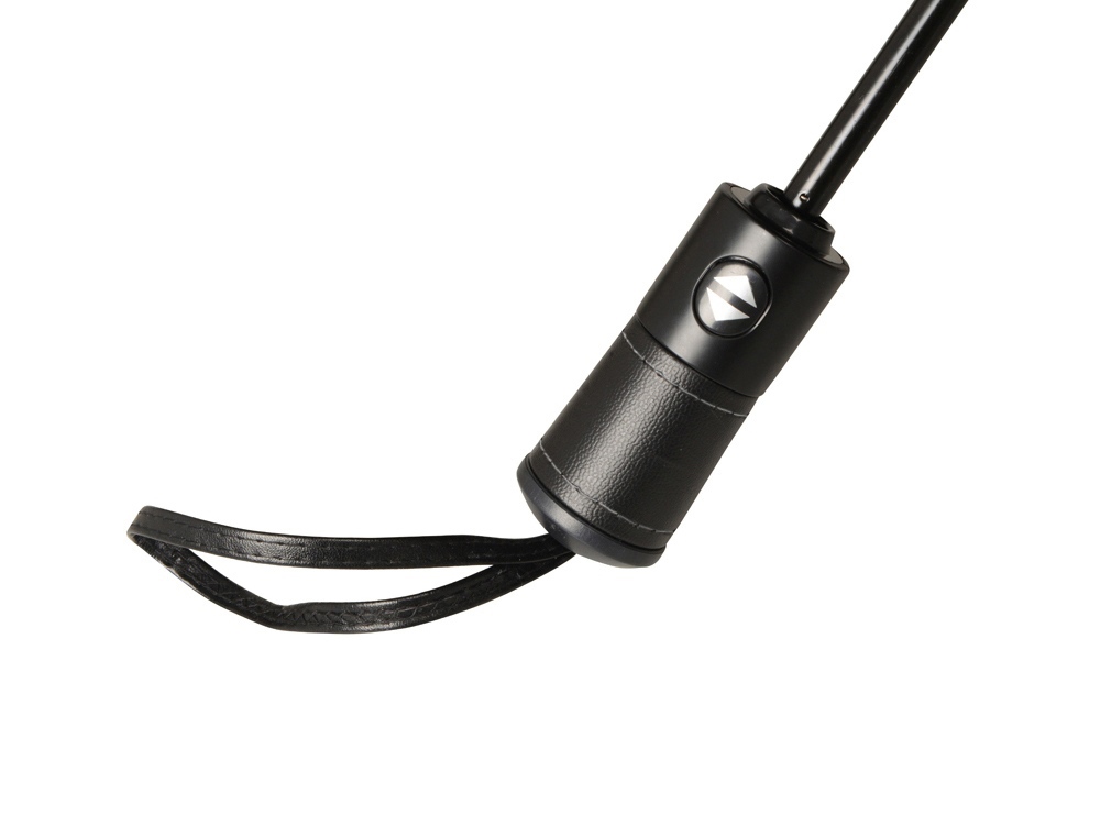 Зонт складной Ontario, автоматический, 3 сложения, с чехлом, черный-5