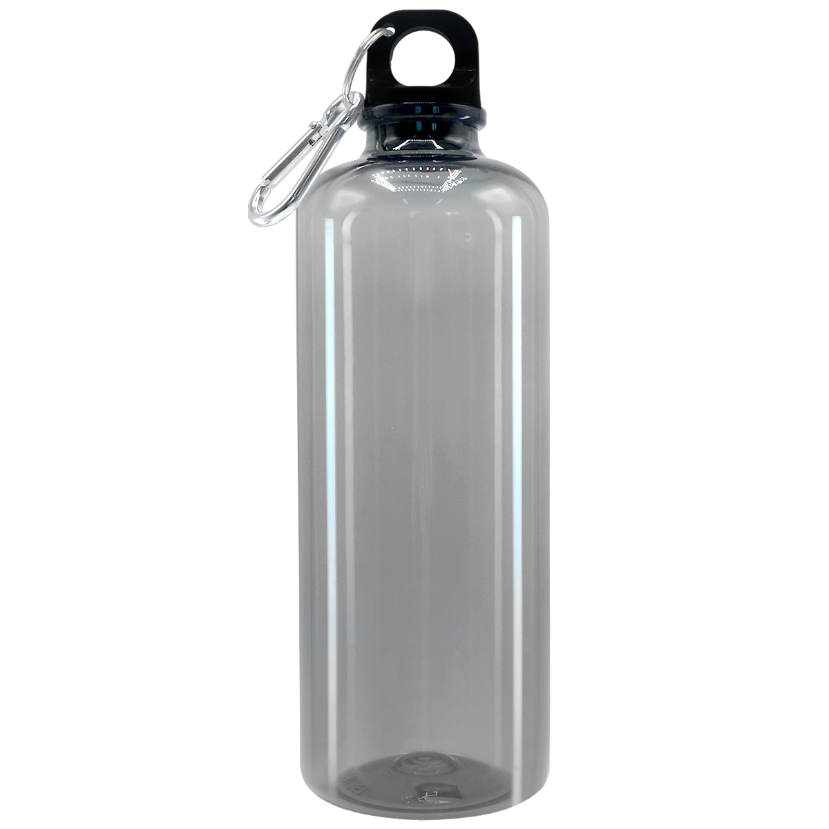 Бутылка пластиковая для воды Clipster, Чёрный-0
