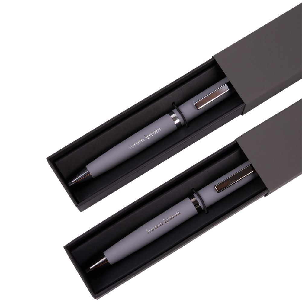 Ручка шариковая Inkish Gunmetal, серая-3