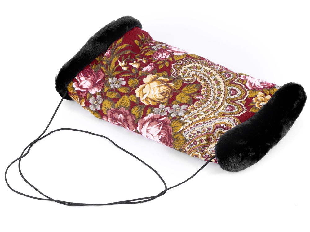 Муфта женская, красный-2