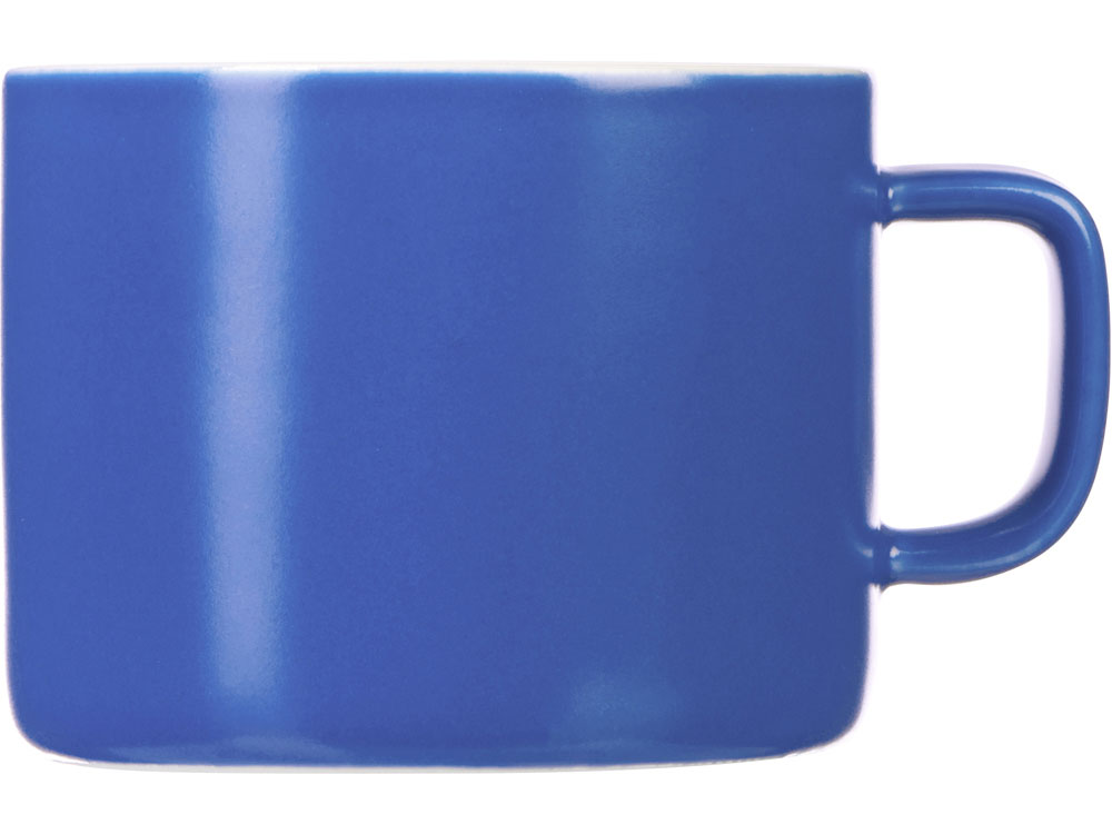 Чайная пара Brighton : блюдце овальное, чашка, коробка, синий-1