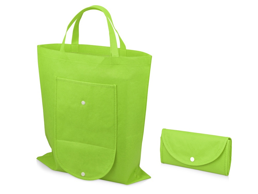 Складная сумка Plema из нетканого материала, лайм-0