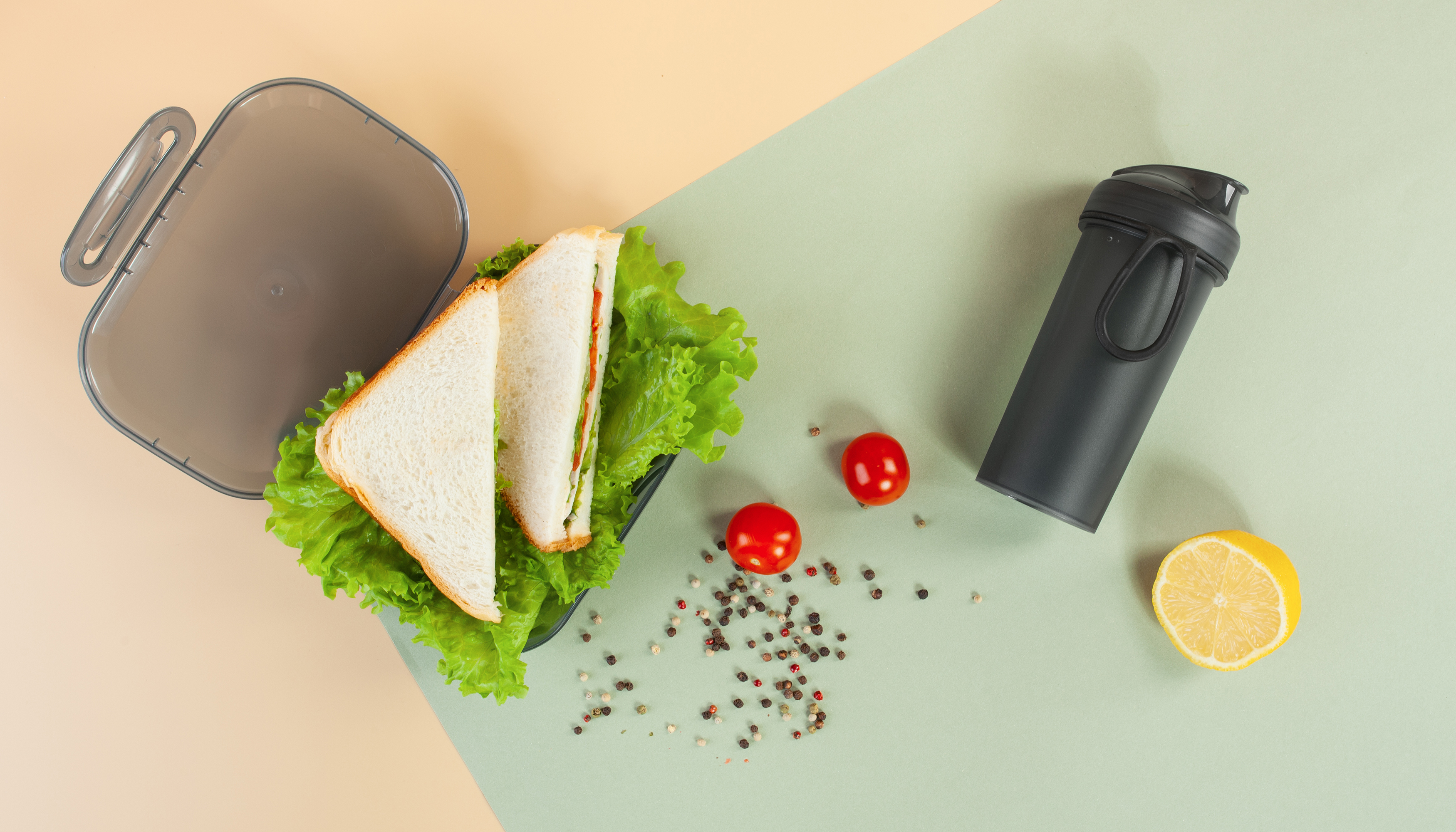 Набор "Eat&Drink box": бутылка, ланч-бокс-1