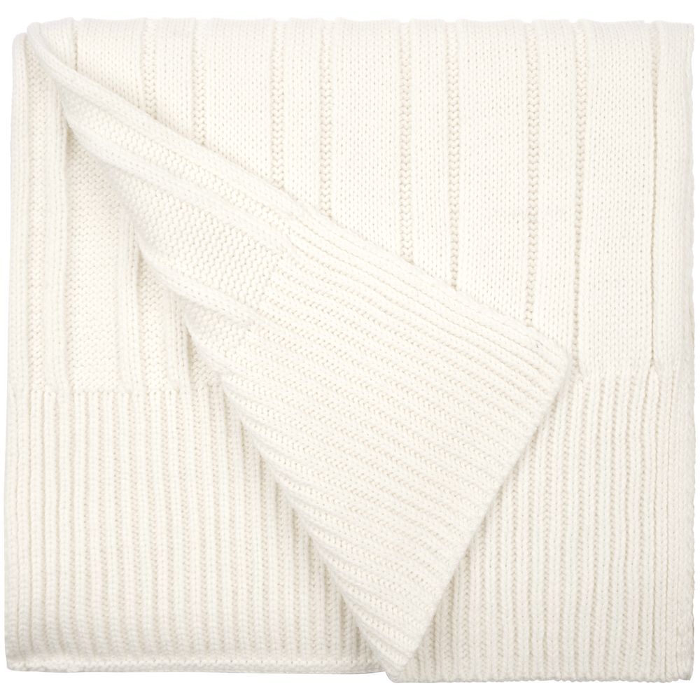 Шарф Knit Beat, белый (молочный)-0