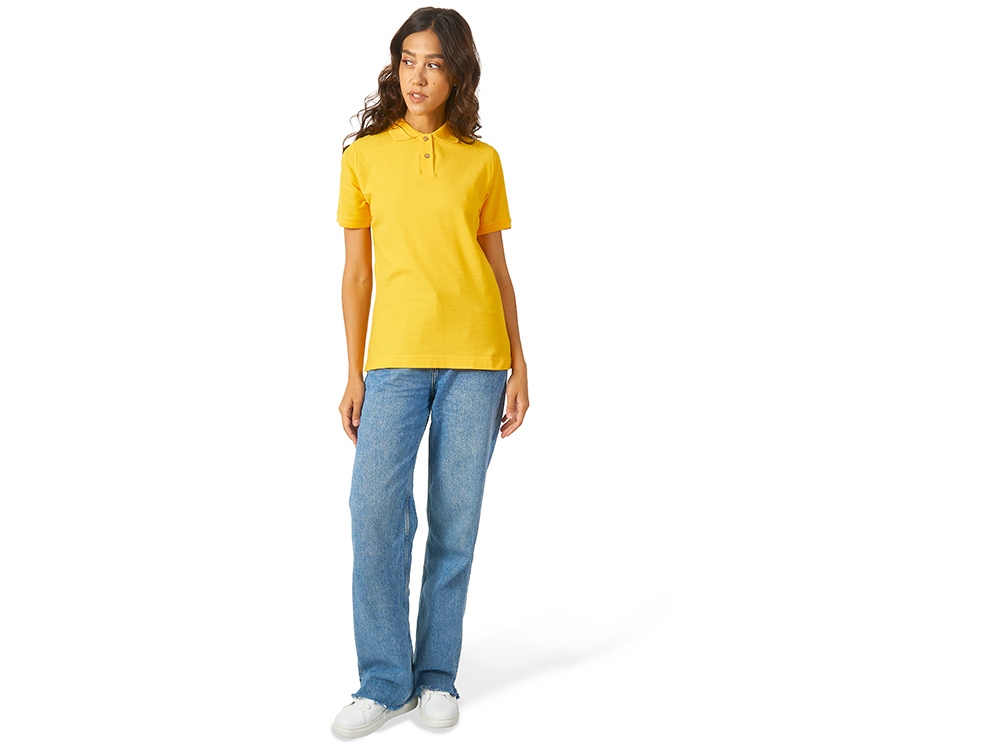 Рубашка поло Boston женская, золотисто-желтый-4