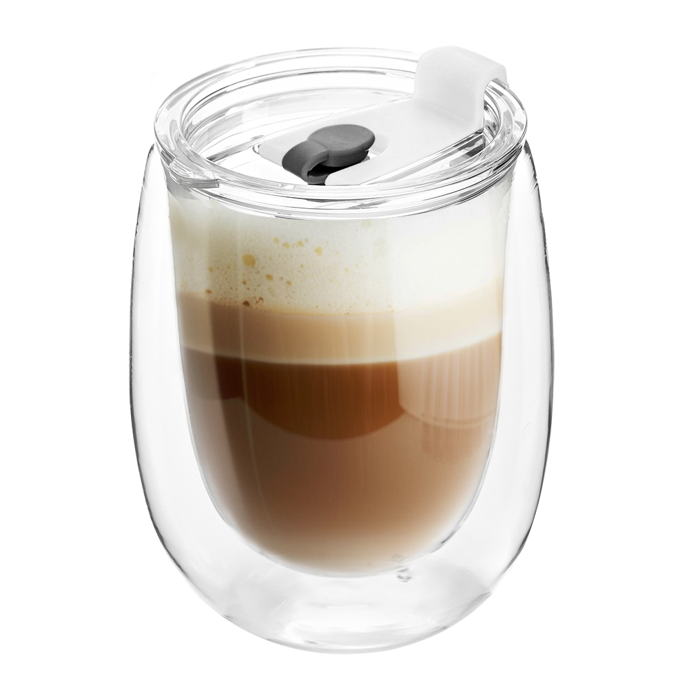 Стакан стеклянный Mango To Go, Белый-0