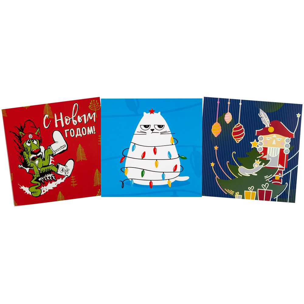 Набор Warmest Wishes: 3 открытки с конвертами-1