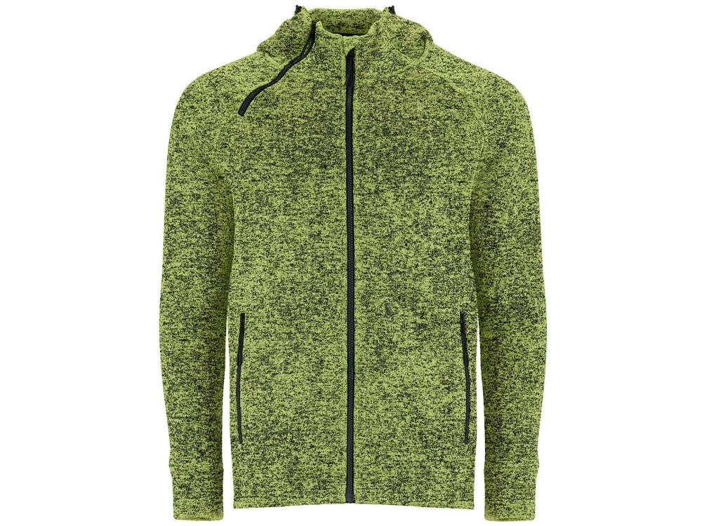 Толстовка на молнии Everest, меланжевый салатовый-0