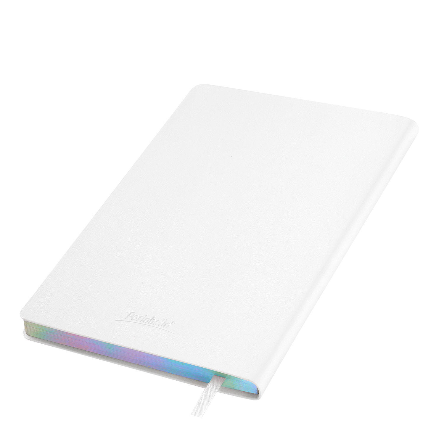 Ежедневник Galaxy недатированный, гибкая обложка, срез голограф. фольга, белый-8