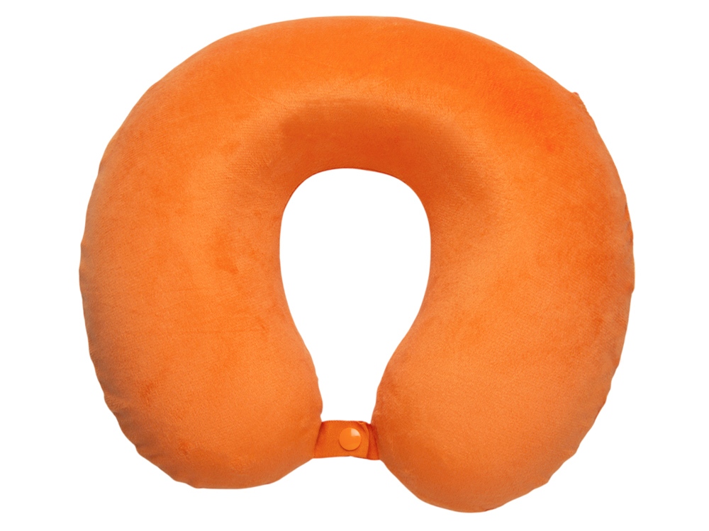 Подушка Basic из микрофибры с эффектом памяти U-shape, оранжевый NEW-1