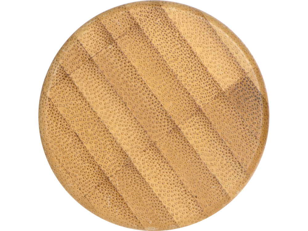 Бутылка из переработанного пластика Kato Bamboo с бамбуковой крышкой, 500 мл-4