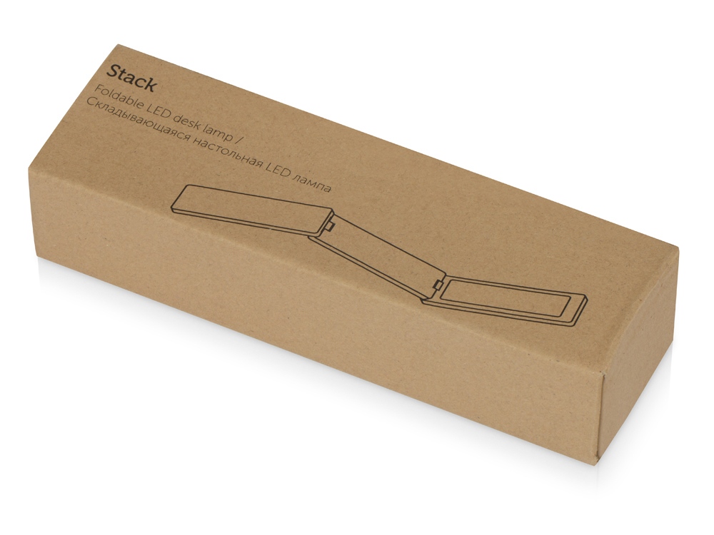 Складывающаяся настольная LED лампа Stack, белый-10