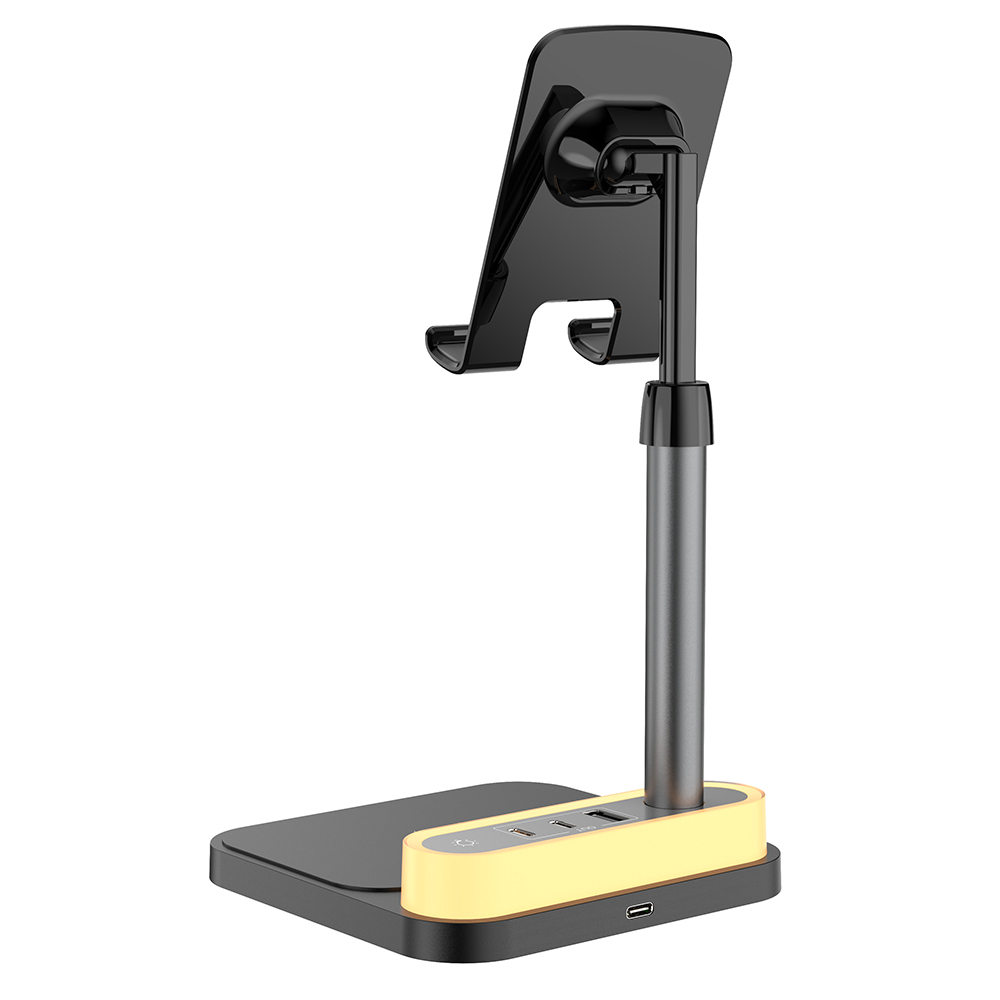 Беспроводное мультизарядное устройство Stave 15W, Черный-1